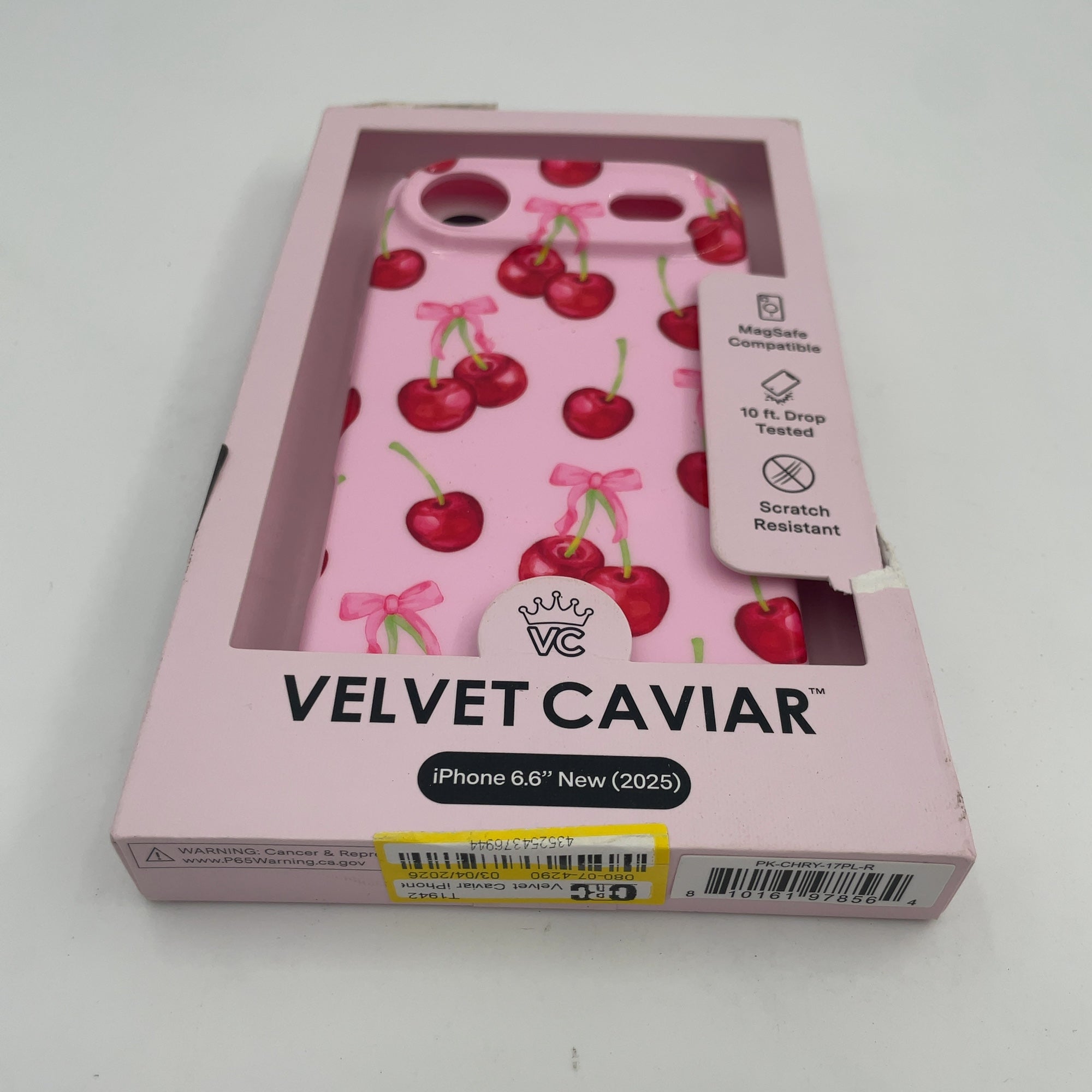 Velvet Caviar Iphone Air Magsafe Phone Case - Sweet Cherry