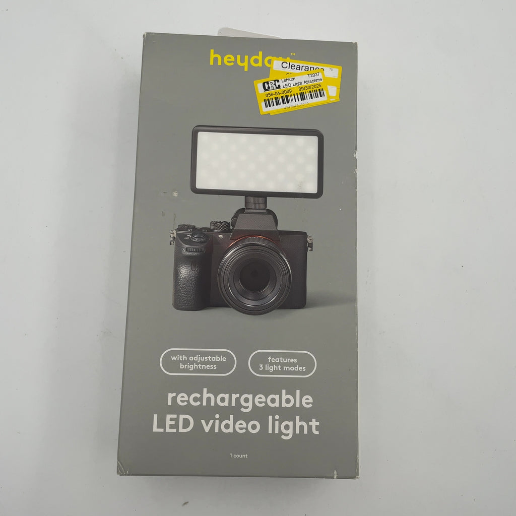 Led Camera Lighting Accessory With Battery Light And Phone Mount - Heyday Black: Camera Lighting Accessory