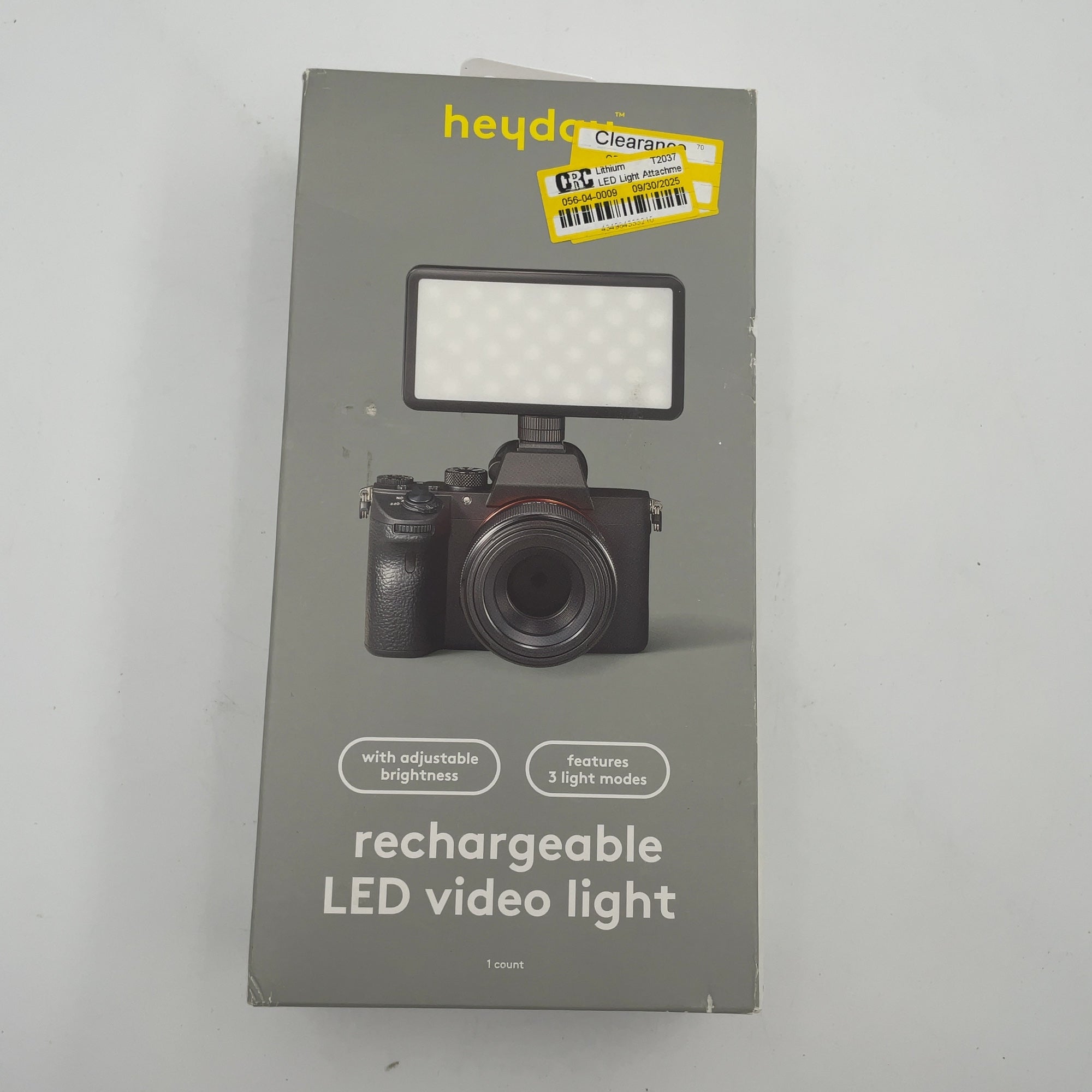 Led Camera Lighting Accessory With Battery Light And Phone Mount - Heyday Black: Camera Lighting Accessory