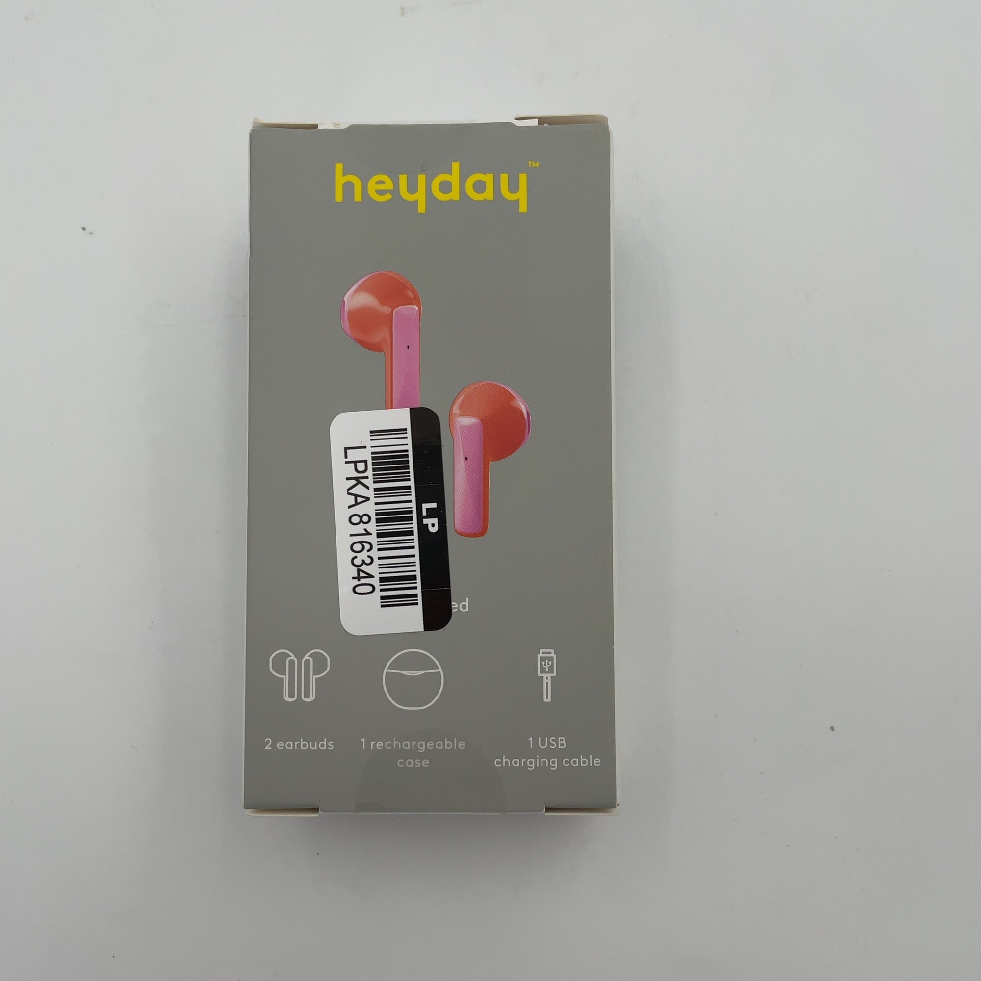 True Wireless Bluetooth Earbuds - Heyday Coral Orange