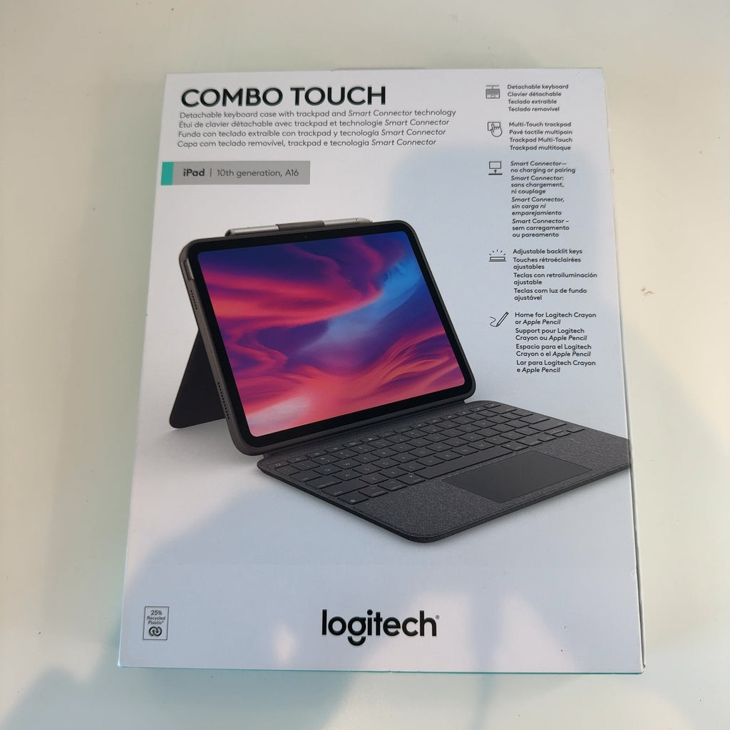 Logitech Combo Touch For Ipad 10Th Gen And A16 -Oxford Gray