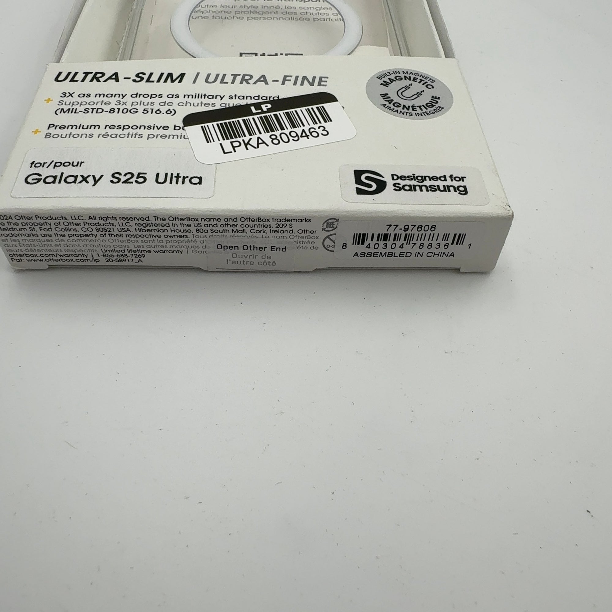 Otterbox Samsung Galaxy S25 Ultra Symmetry Series Case With Magnets - Clear