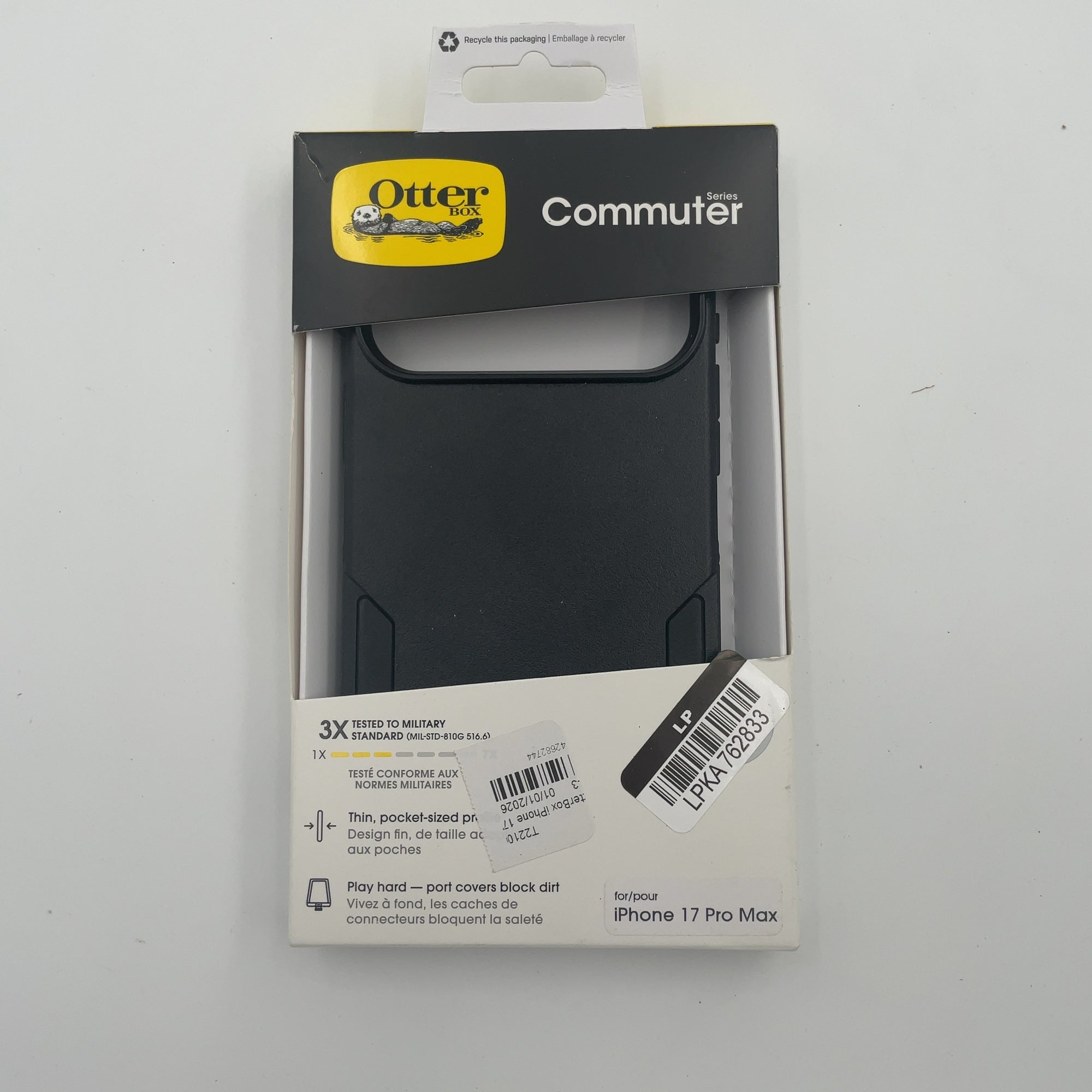 Otterbox Iphone 17 Pro Max Commuter Series Case For Magsafe With Camera Control - Black