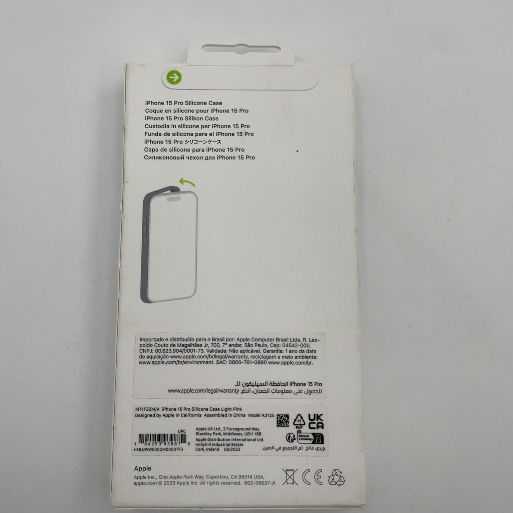 Apple Iphone 15 Pro Silicone Case With Magsafe - Light Pink