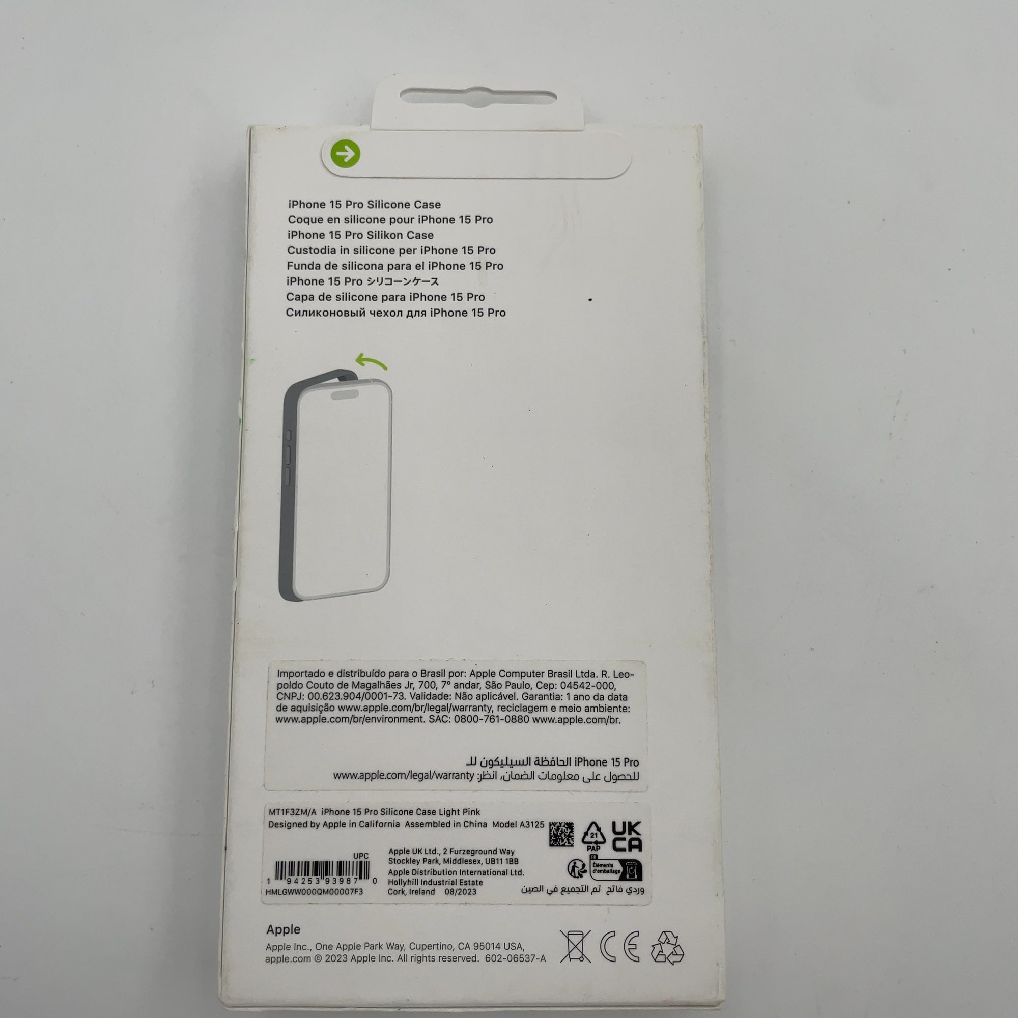 Apple Iphone 15 Pro Silicone Case With Magsafe - Light Pink