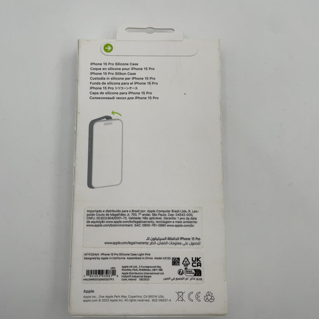 Apple Iphone 15 Pro Silicone Case With Magsafe - Light Pink