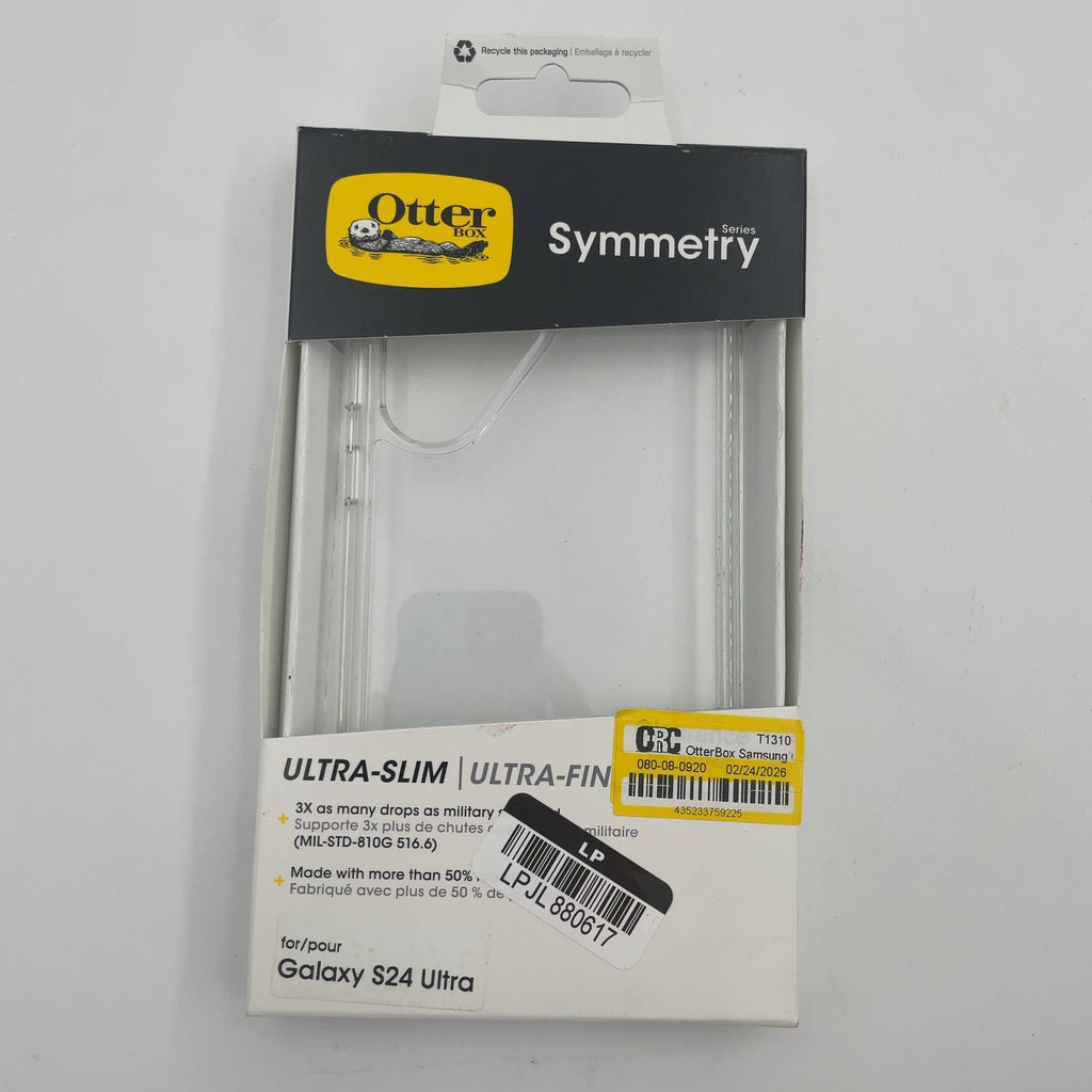 Otterbox Samsung Galaxy S24 Ultra Symmetry Series Case - Clear: Scratch & Bump Resistant