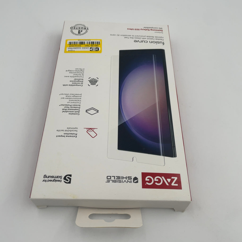 Zagg Invisibleshield Samsung Galaxy S23 Ultra Glass Fusion+ Screen Protector