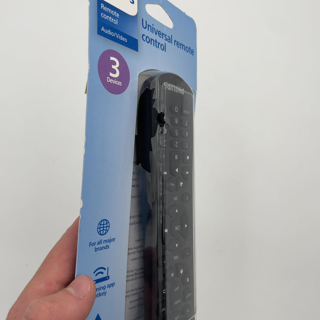 Philips 3-Device Universal Remote Control: Infrared Home Theater Accessory