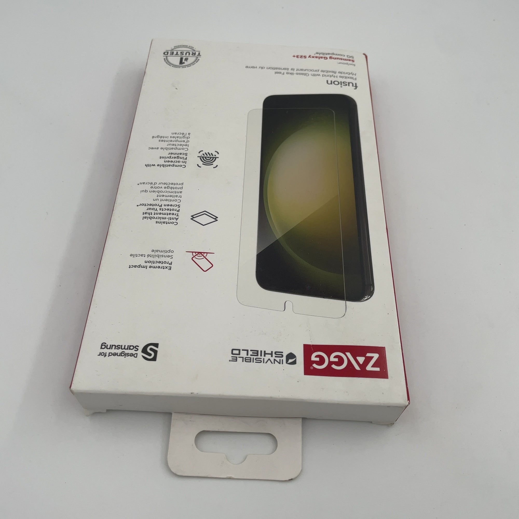 Zagg Invisibleshield Samsung Galaxy S23+ Glass Fusion+ Screen Protector