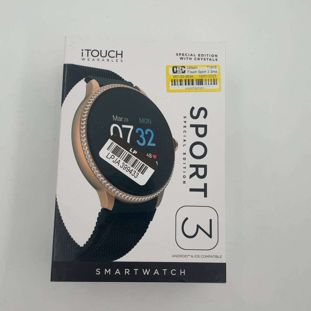 Itouch Sport 3 Smartwatch - Black