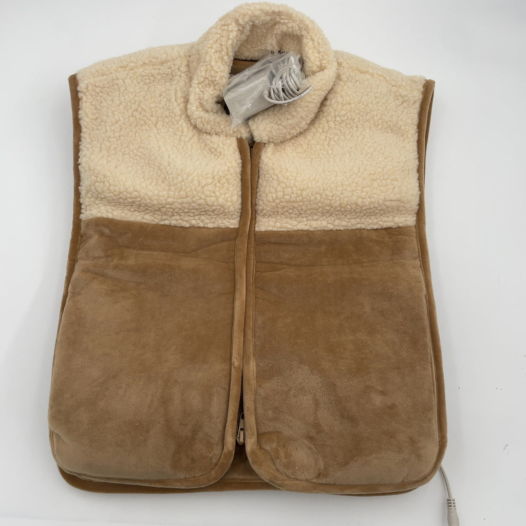 Sharper Image Pain Relief Weighted Comfort Heated Vest Luxe