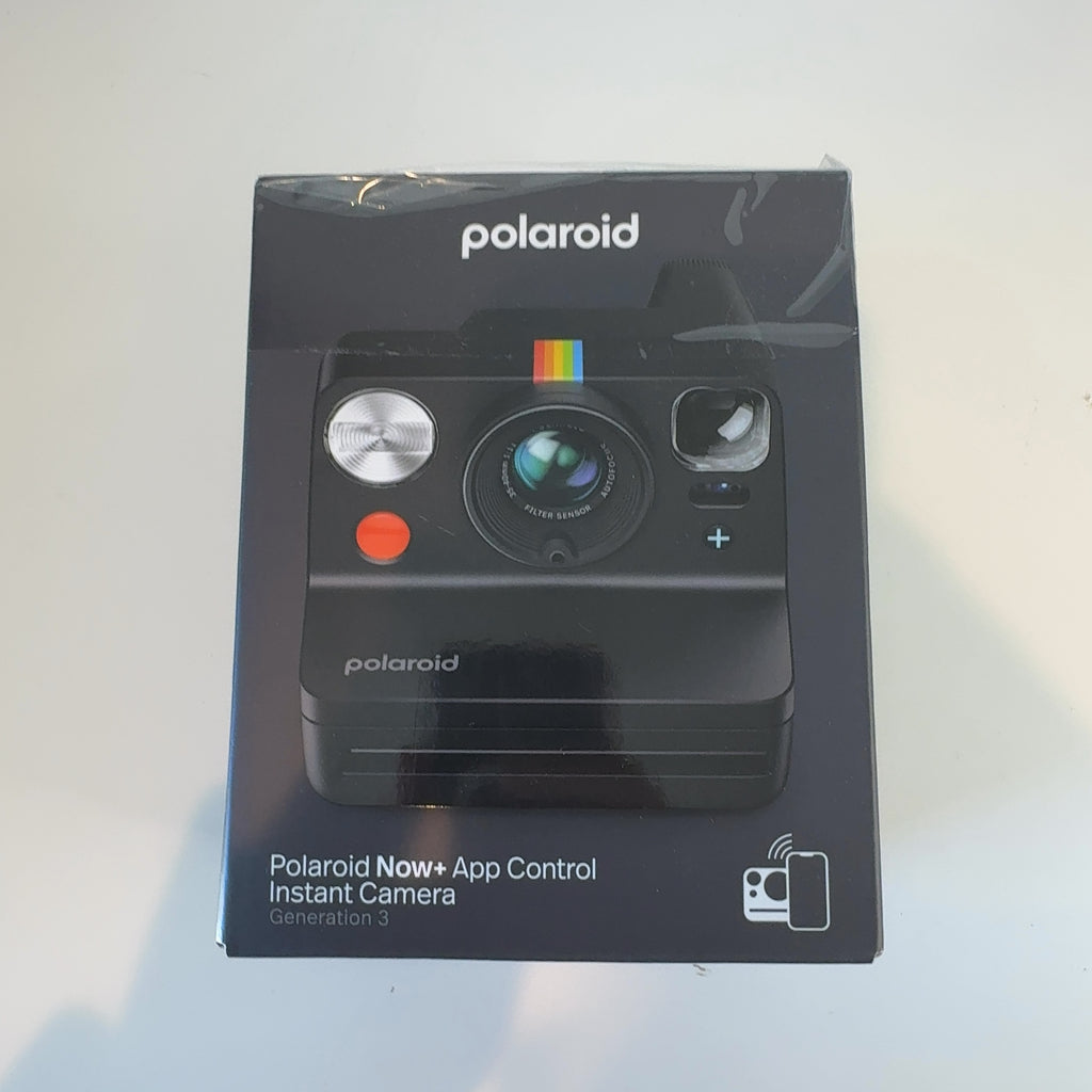 Polaroid Now+ Gen 3 Film Camera - Black: I-Type, Automatic Focus & Flash