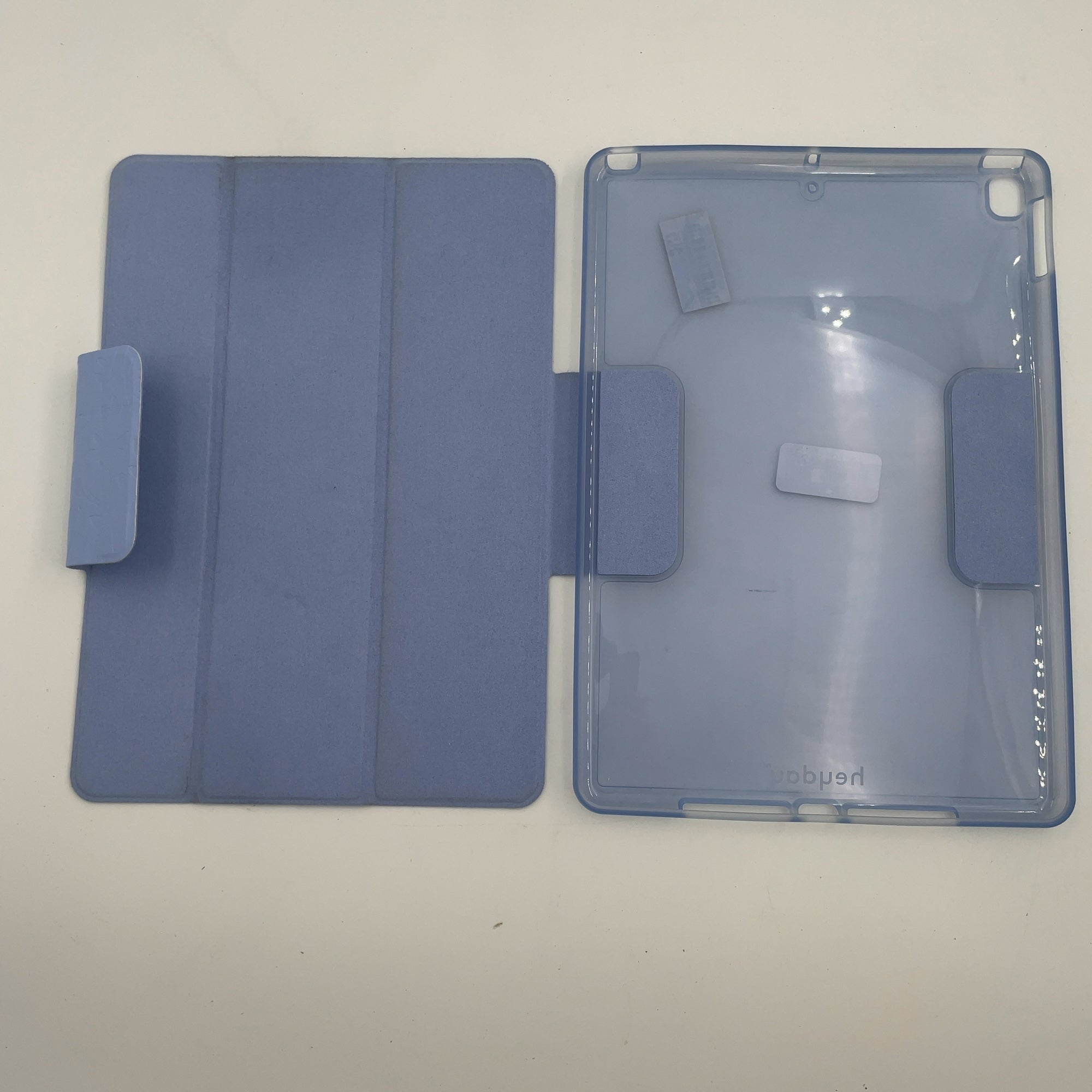 Ipad Pro 11" (M4) Case - Heyday Peri-Blue Debossed: Botanical Pattern, Stylus Holder, Polyurethane, Tpu