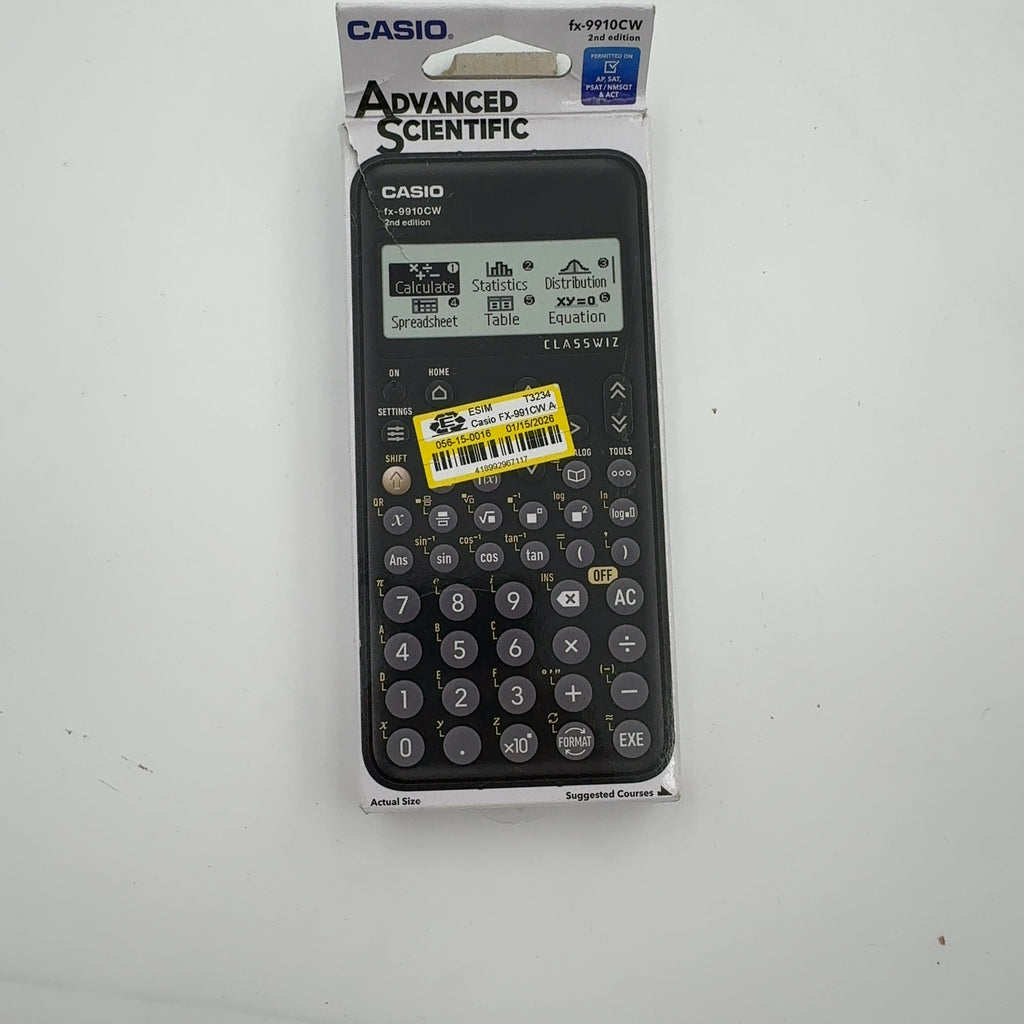 Casio Fx-991Cw Advanced Scientific Calculator - Black: Approved For Ap Calculus, Sat Ii