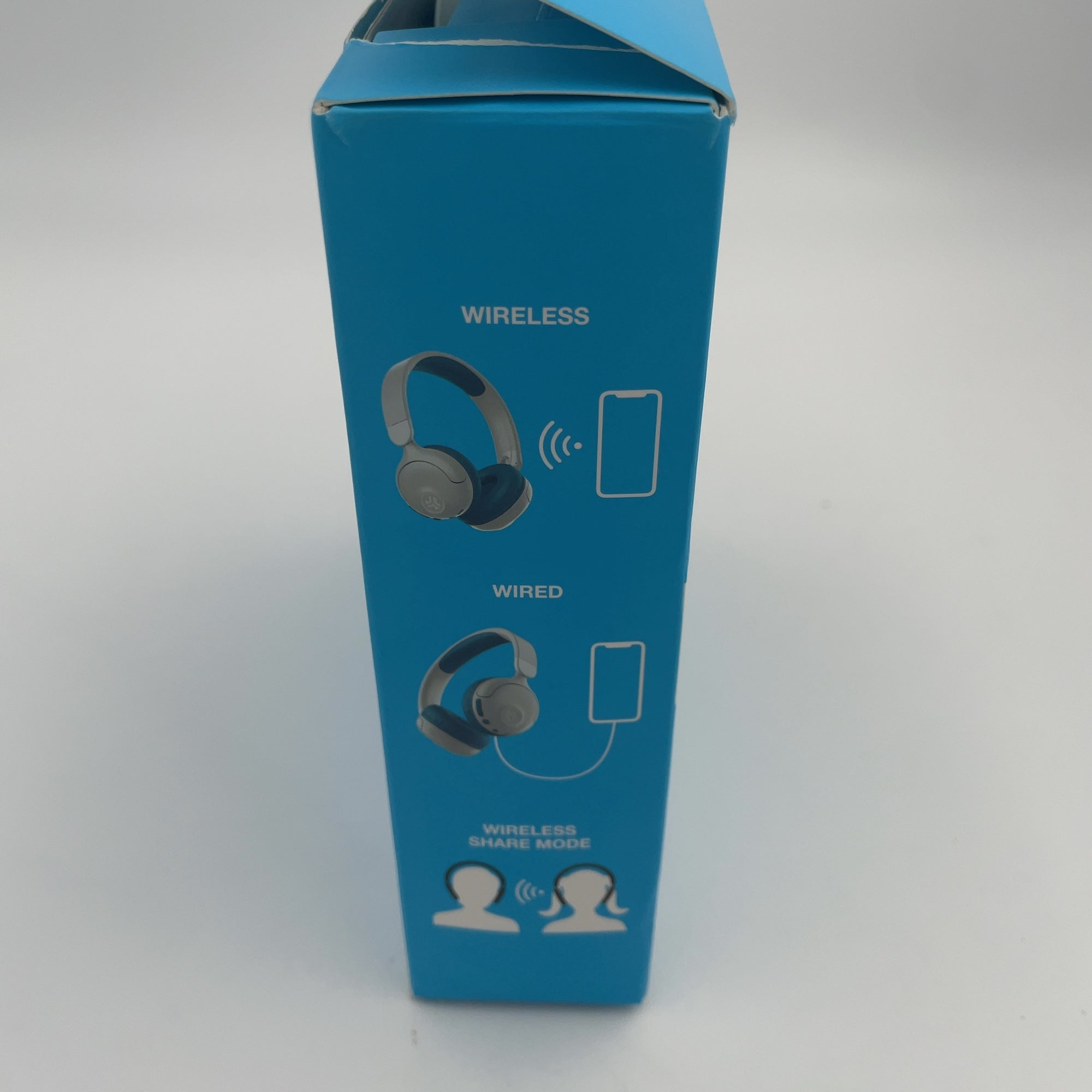 Jlab Jbuddies Pop Bluetooth Wireless Kids' Headphones - Teal: Over-Ear, Built-In Mic, Water-Resistant