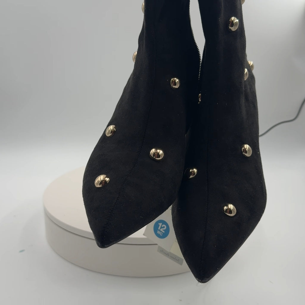 Women’s Justice Boots With Memory Foam Insole – A New Day Jet Black 12Wc