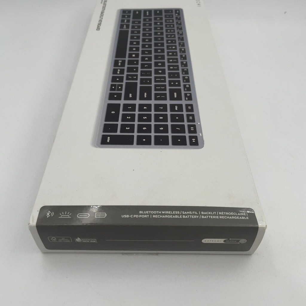 Satechi Slim X2 Bluetooth Keyboard - Space Gray: Mechanical, Backlit, Usb-C