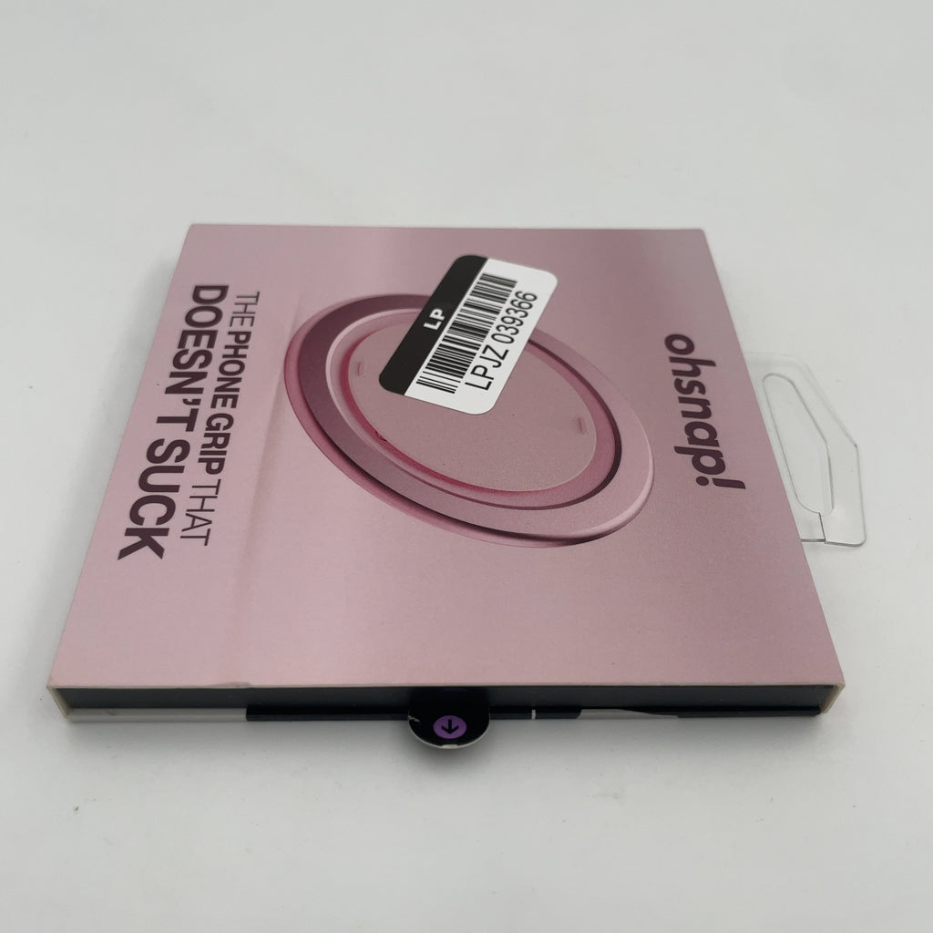 Ohsnap! Snap Grip Luxe Magnetic Phone Grip - "Pick Me" Pink