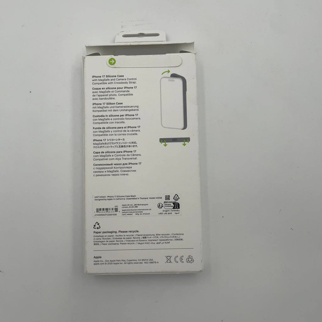 Apple Iphone 17 Silicone Case With Magsafe - Black