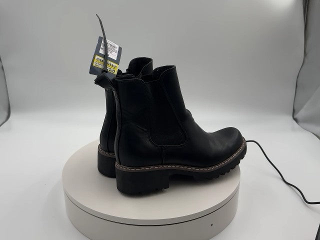 Women's Celina Ankle Chelsea Boots with Memory Foam Insole - Universal Thread Black 6: Ankle Height, Block Heel