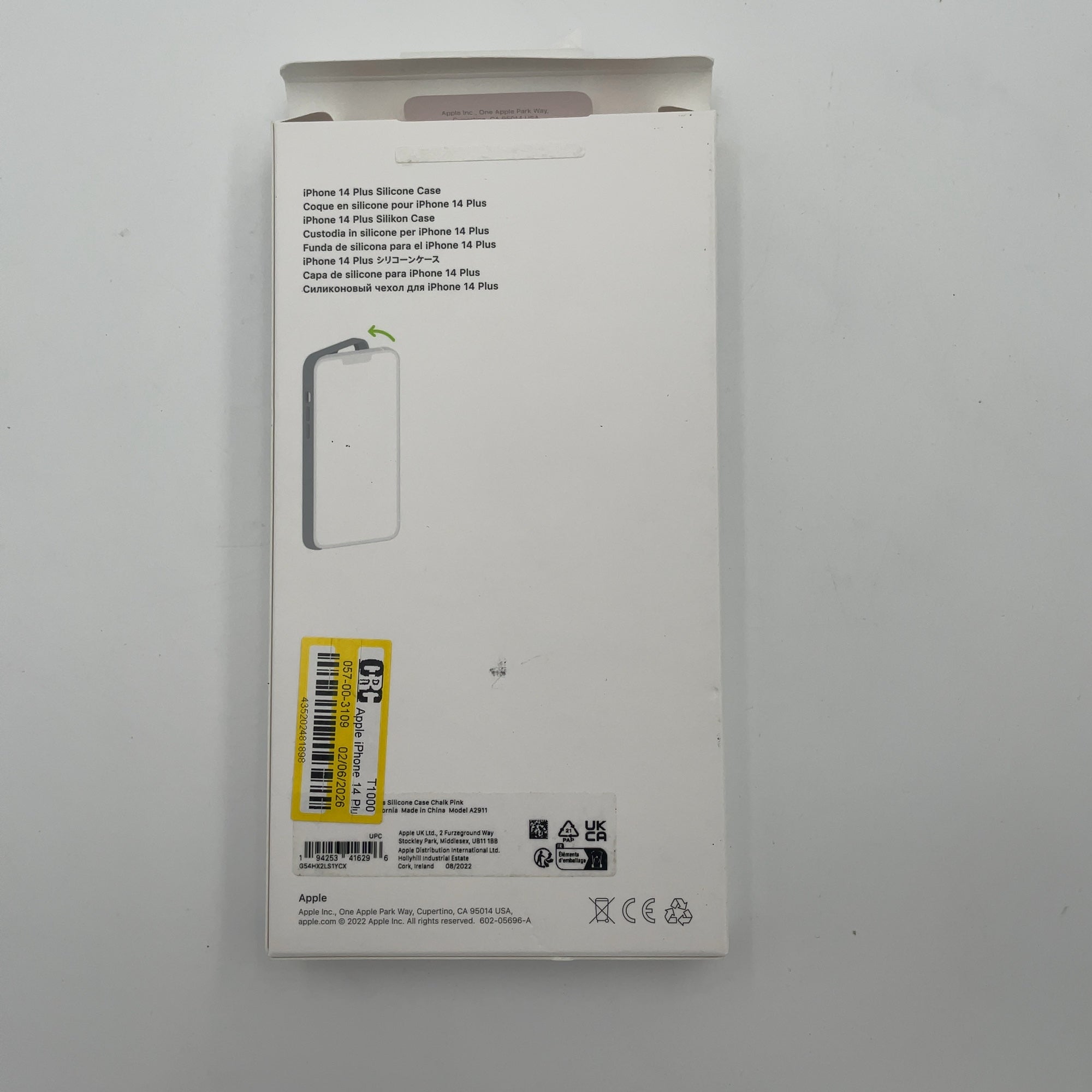 Apple Iphone 14 Plus Silicone Case With Magsafe - Chalk Pink