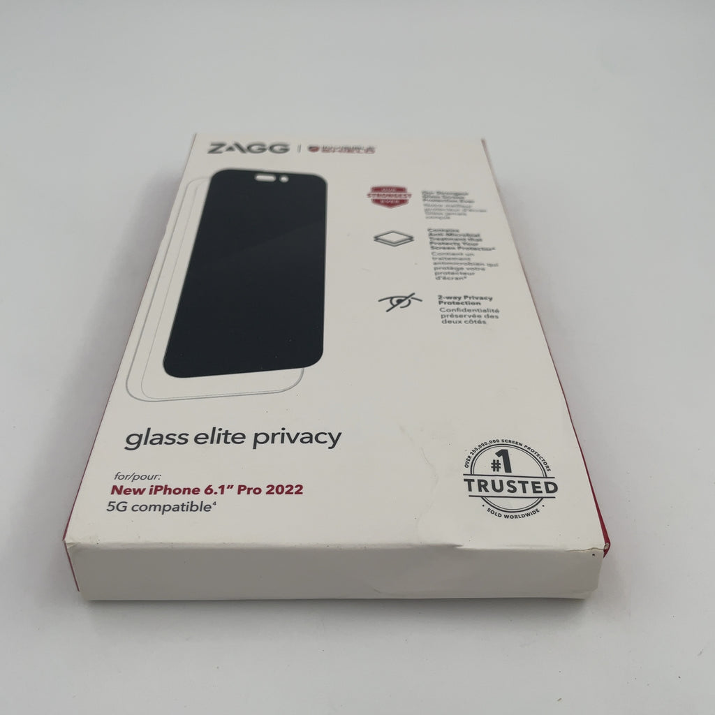 Zagg Invisibleshield Apple Iphone 14 Pro Glass Elite Privacy Screen Protector