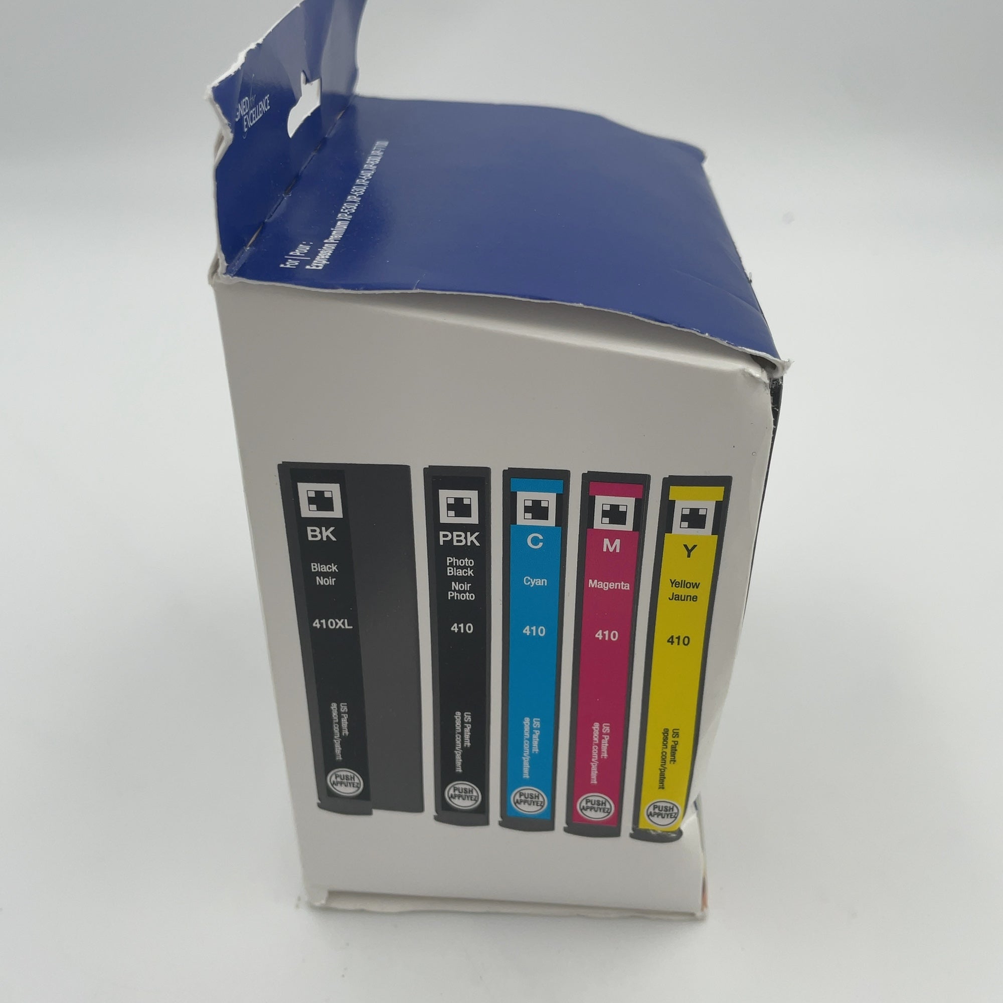 Epson 410XL Black & Standard Capacity Photo Black - C/M/Y Ink Cartridges Combo 5pk (T410XL-BCS) (Please be advised that sets may be missing pieces or otherwise incomplete.)