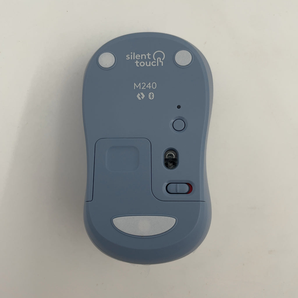 Logitech M240 Wireless Mouse - Blue: Bluetooth, Lightweight Design, Business Use