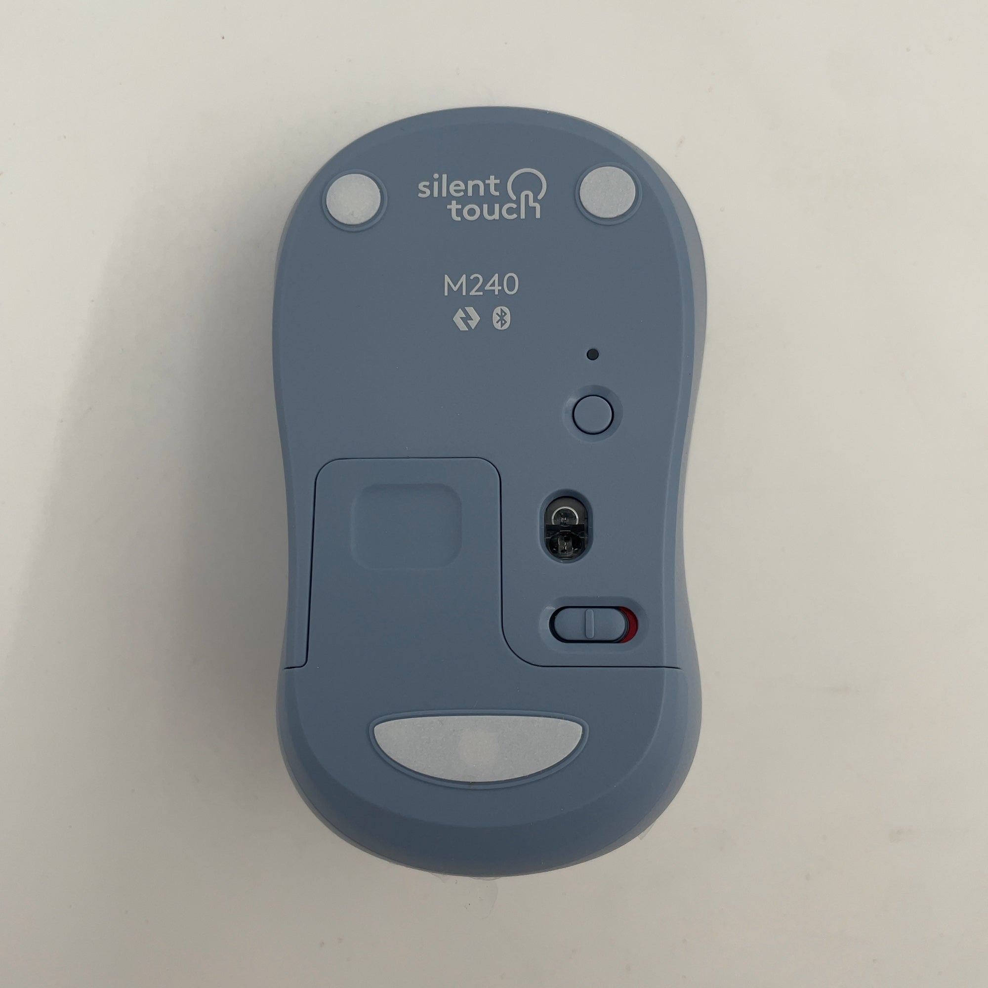 Logitech M240 Wireless Mouse - Blue: Bluetooth, Lightweight Design, Business Use