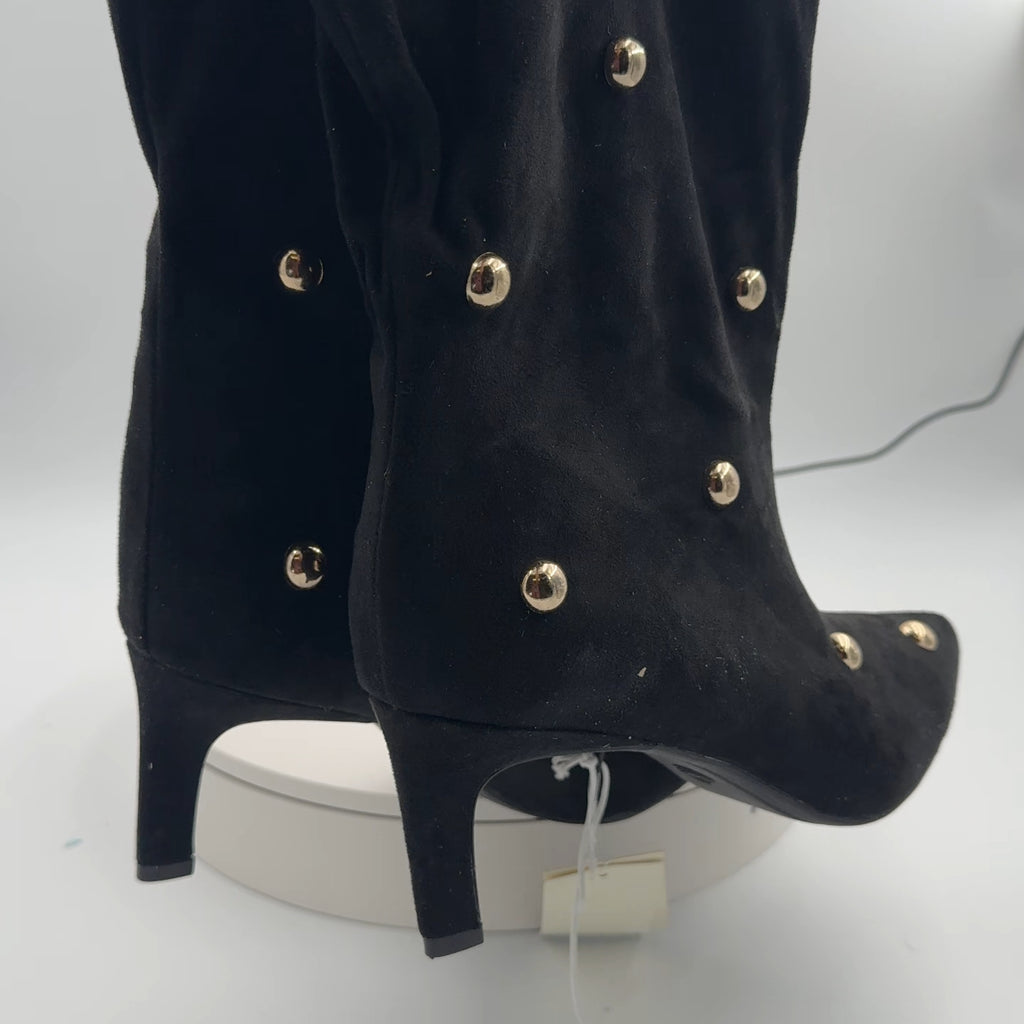 Women’s Justice Boots With Memory Foam Insole – A New Day Jet Black 12Wc