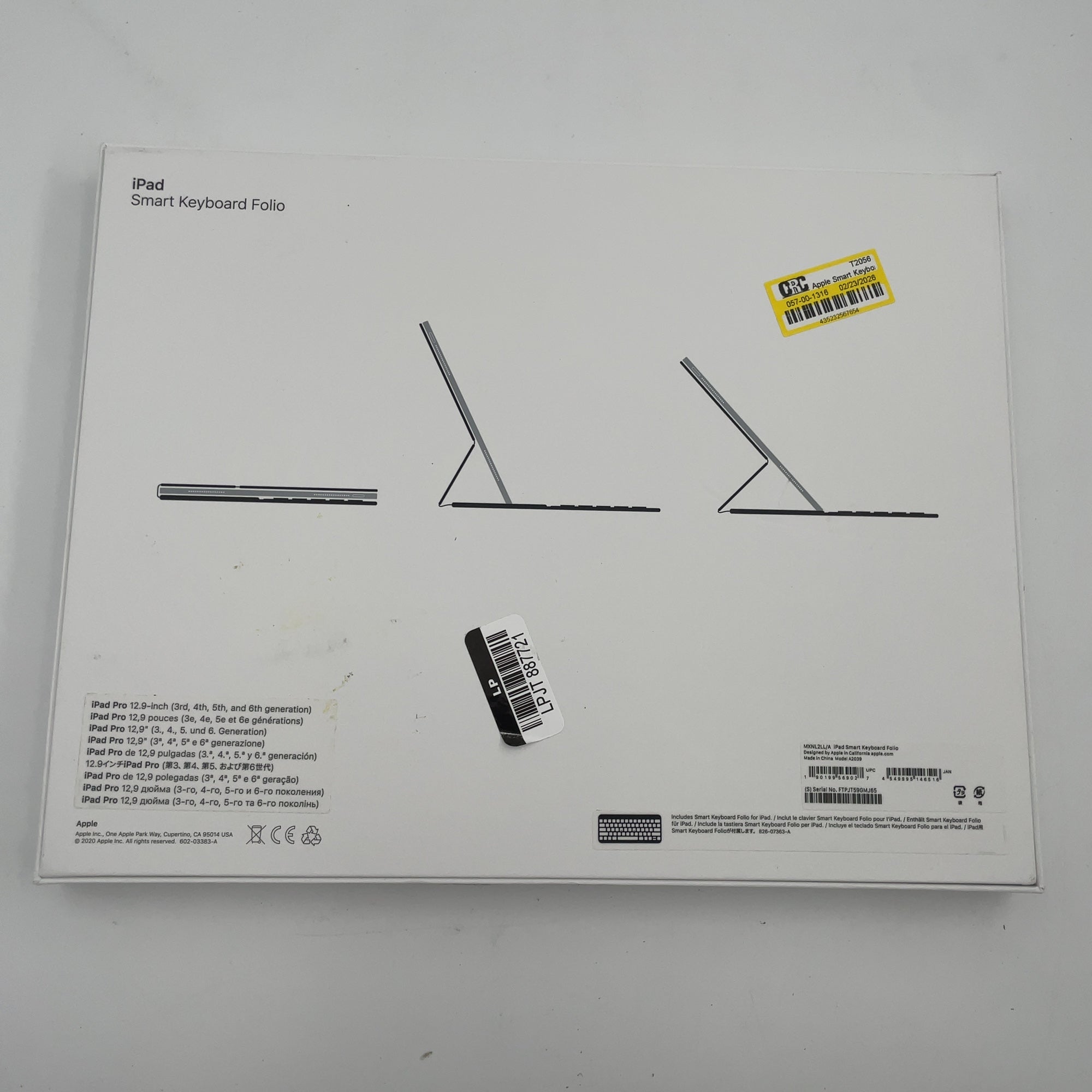 Apple Smart Keyboard Folio For 12.9-Inch Ipad Pro