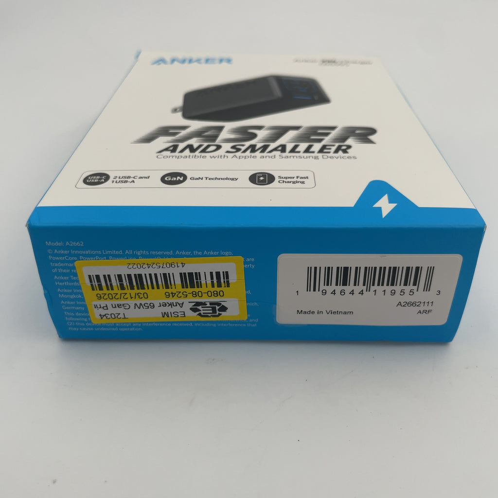 Anker 65W Gan Prime 3 Port