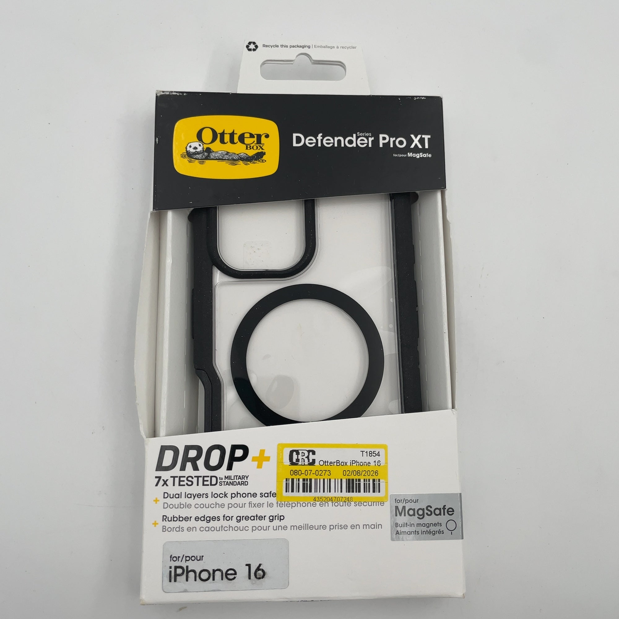 Otterbox Iphone 16 Defender Series Pro Xt Case With Magsafe- Dark Side: Solid Plastic Cover