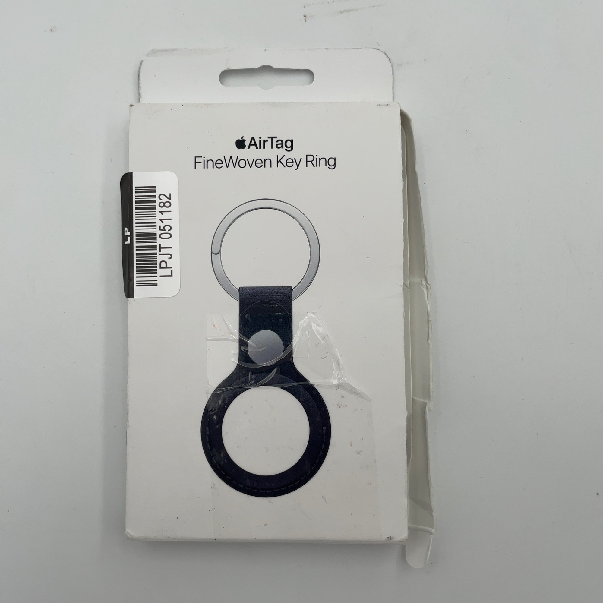 Apple Airtag Finewoven Key Ring - Black