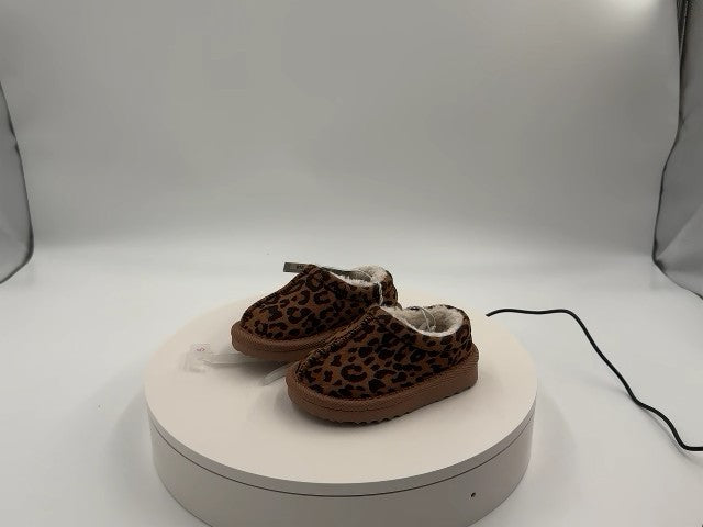 Toddler Jude Clog Slippers - Cat & Jack Leopard Brown 5T