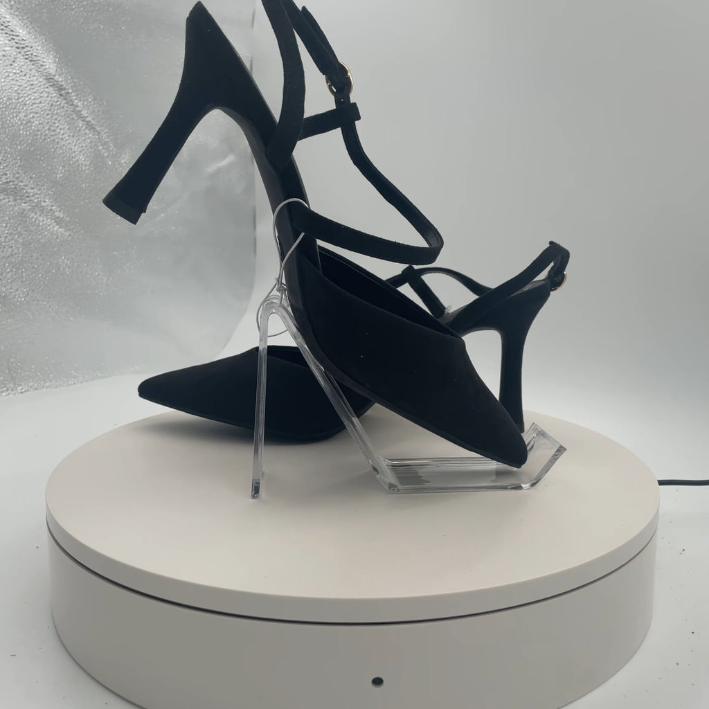 Women’s Rosemary Heels With Memory Foam Insole - A New Day Black 8.5