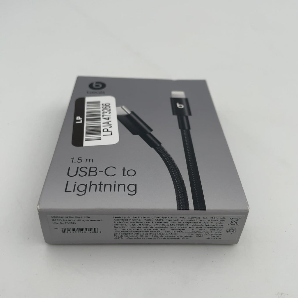 Beats Usb-C To Lightning Woven Cable (1.5 M) - Bolt Black