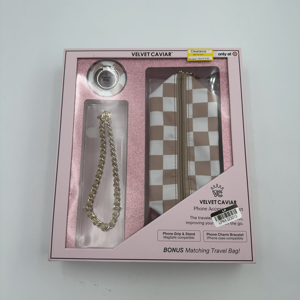 Velvet Caviar Phone Accessories Set - Nude Vibe Check: Cell Phone Charms (Please Be Advised That Sets May Be Missing Pieces Or Otherwise Incomplete.)