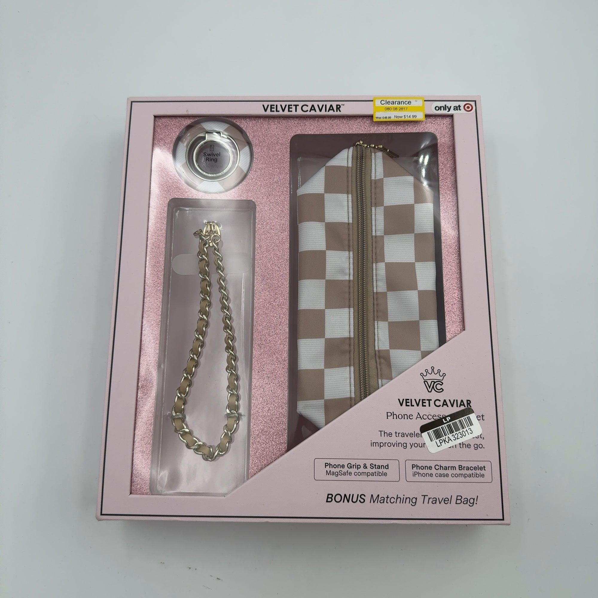 Velvet Caviar Phone Accessories Set - Nude Vibe Check: Cell Phone Charms (Please Be Advised That Sets May Be Missing Pieces Or Otherwise Incomplete.)