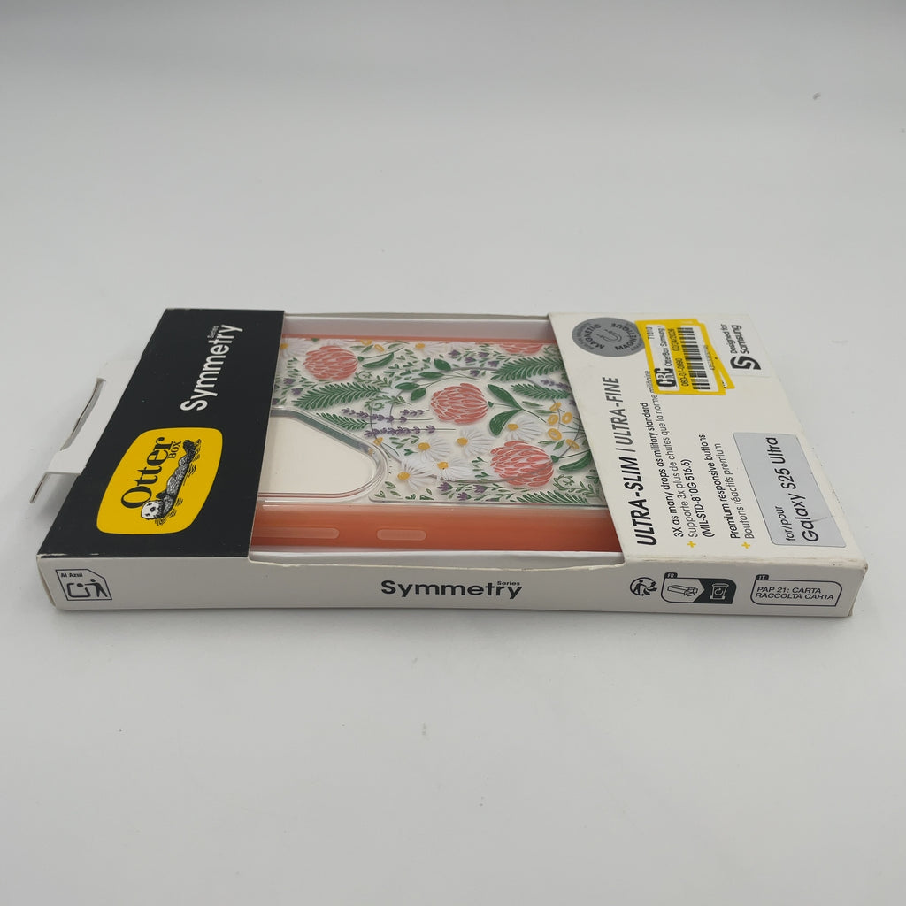 Otterbox Samsung Galaxy S25 Symmetry Series Case With Magnets - Clear: Solid Plastic Cell Phone Cover