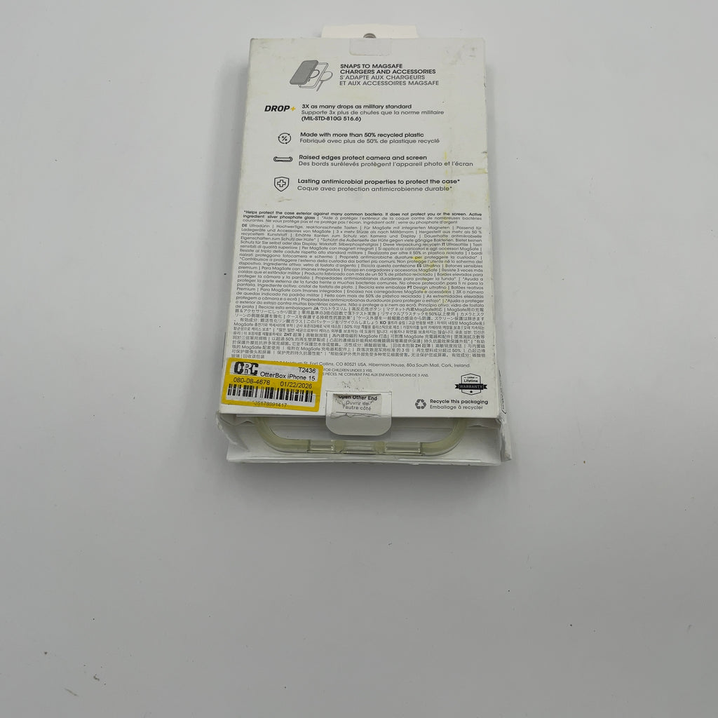 OtterBox iPhone 15 Plus/iPhone 14 Plus Symmetry Series Clear Case with MagSafe - Clear
