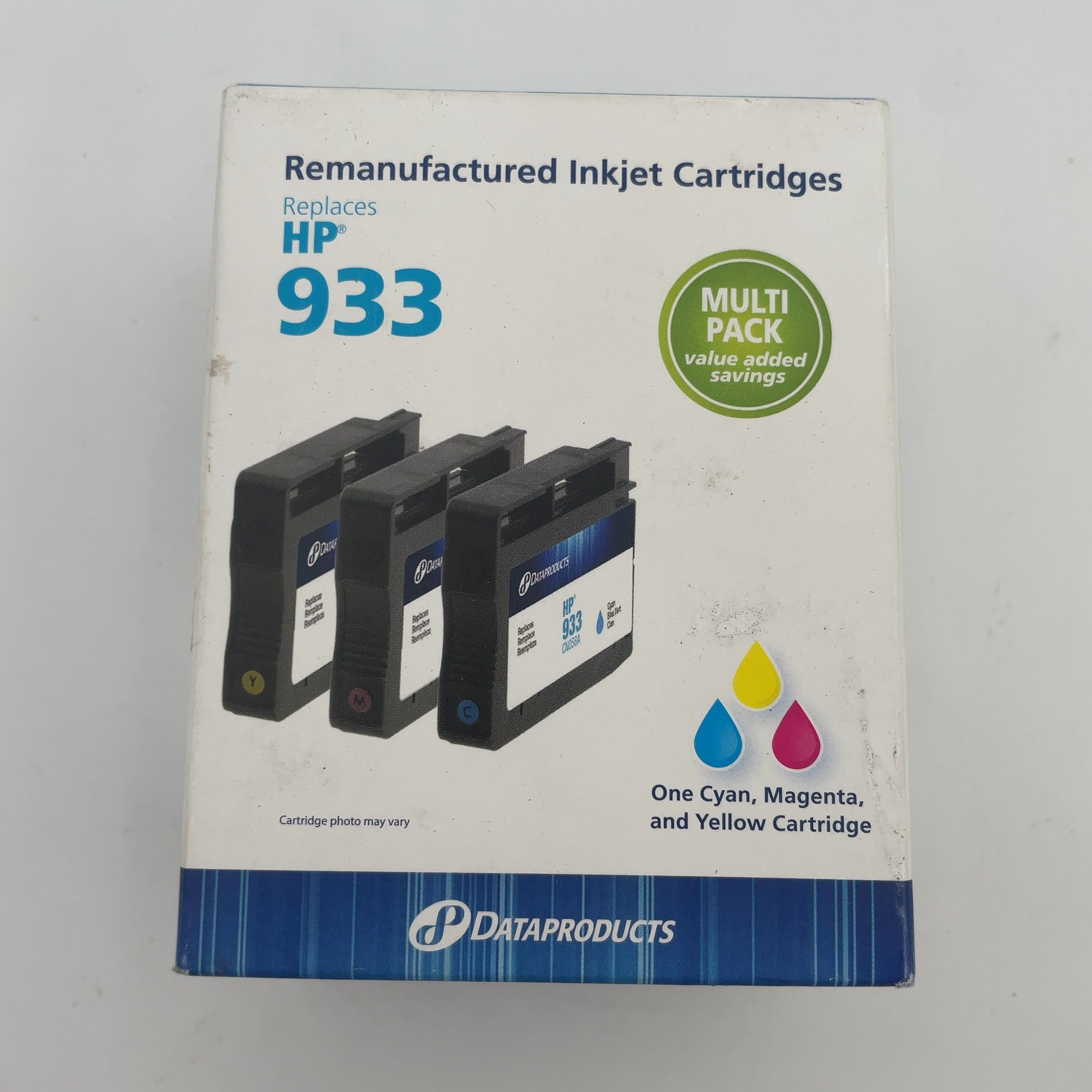 Remanufactured Cyan/Magenta/Yellow 3-Pack Standard Ink Cartridges - Compatible With Hp 933 Ink Series (N9H56Fn) - Dataproducts (Please Be Advised That Sets May Be Missing Pieces Or Otherwise Incomplete.)