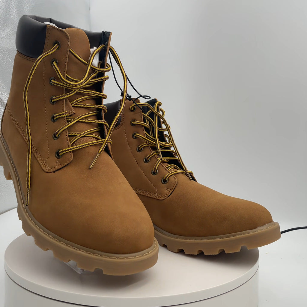 Men's Tahoe Lug Sole Boots - Goodfellow & Co Tan 10.5