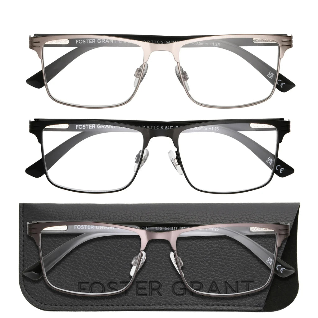668 Metal Square 3Pk