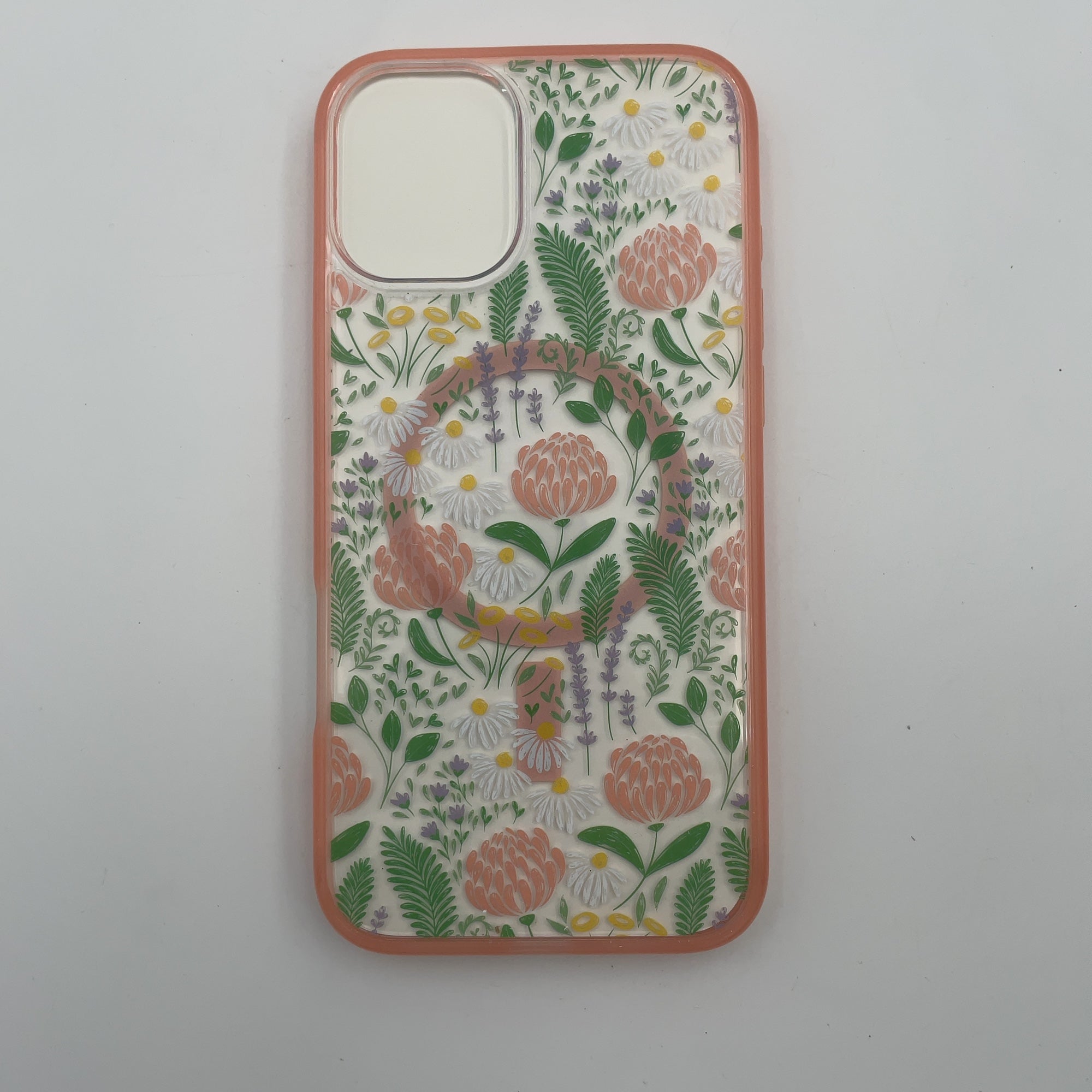 OtterBox iPhone 16 Plus Symmetry Series Case with MagSafe - Peachy Bloom: Plastic Solid Pattern, MagSafe Compatible