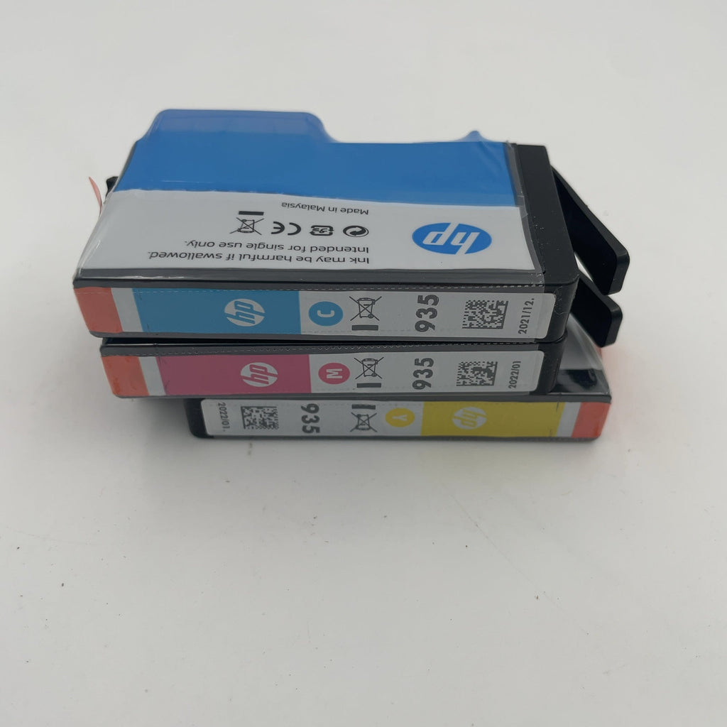 Hp 935 C/M/Y 3Pk Ink Cartridges - Cyan, Magenta, Yellow (N9H65Fn#140) (Please Be Advised That Sets May Be Missing Pieces Or Otherwise Incomplete.)