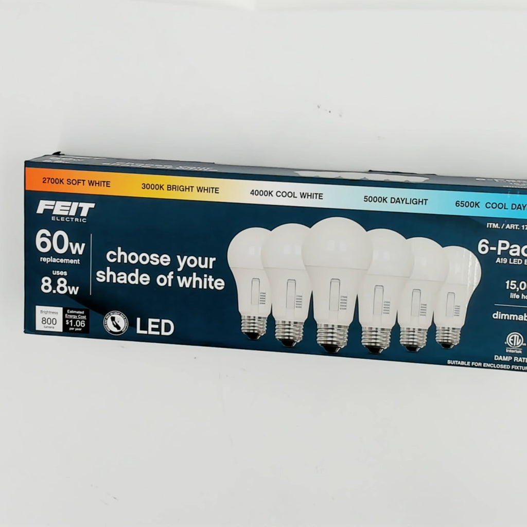 Feit 60W 5-Cct 6Pk