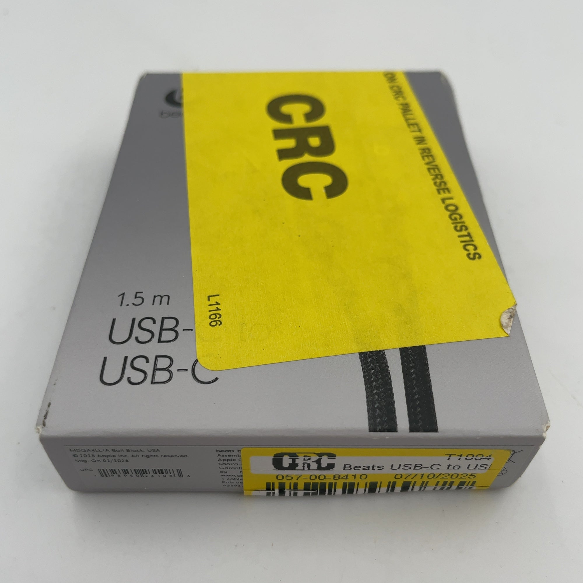 Beats Usb-C To Usb-C Woven Cable (1.5 M) - Bolt Black