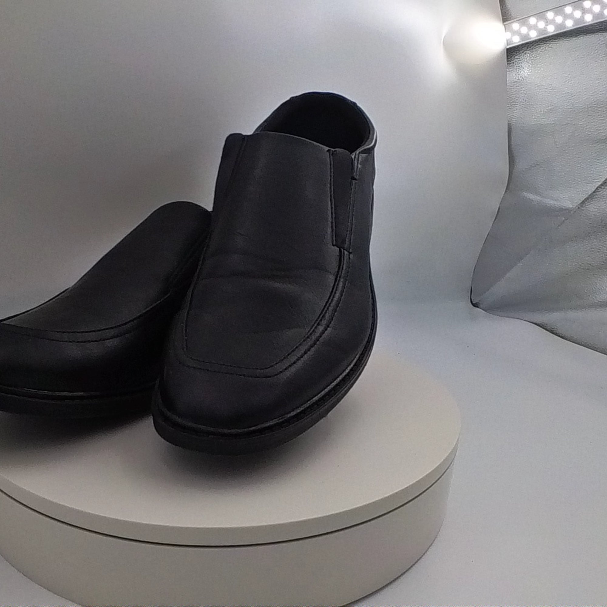 Men's Toby Loafer Dress Shoes - Goodfellow & Co Black 11.5: Cushioned Footbed, Memory Foam Insole